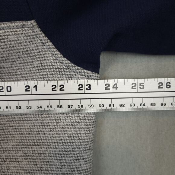 IZOD Men's Polyester Fleece Quarter Snap Lightweight Sweatshirt Large w/ Pockets - Picture 6 of 9